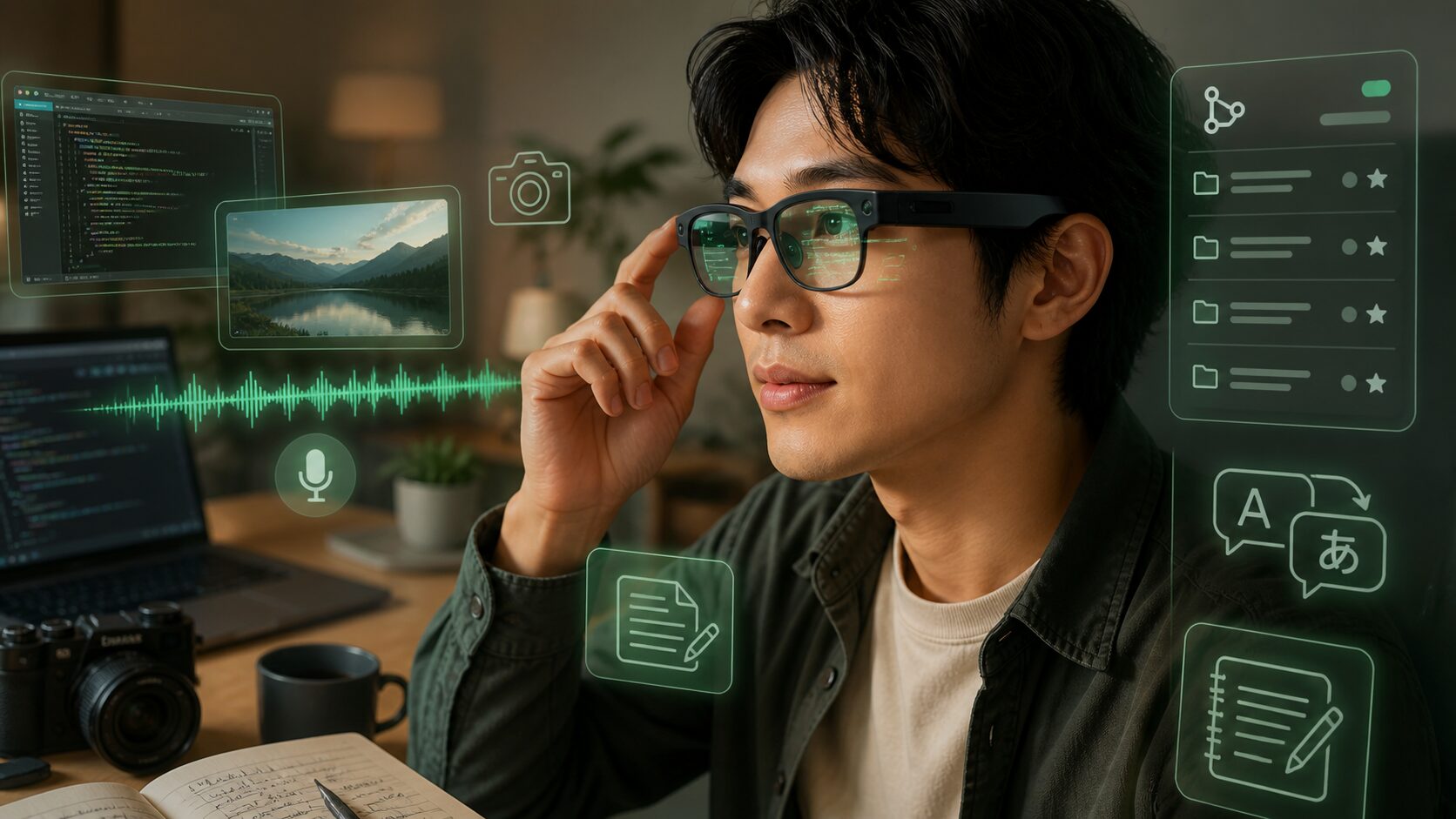 AIグラスとGitHub開発例から使い道を考えるアイキャッチ画像